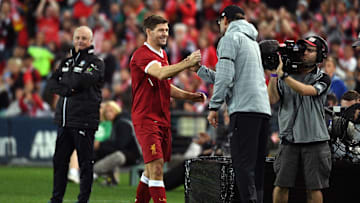 Steven Gerrard dan Jurgen Klopp